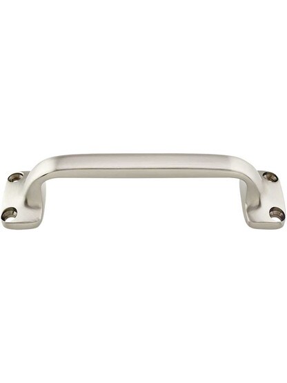 6 inch Solid-Brass Window Utility Pull in Satin Nickel.